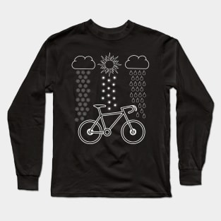 No Bead Biking Weather - Mountain Bike Gift Long Sleeve T-Shirt